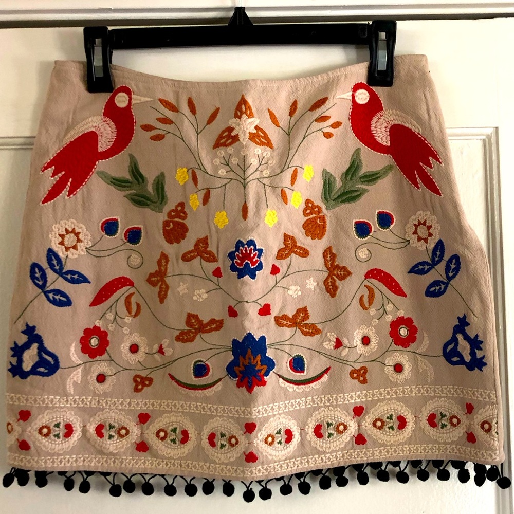 Festive & Colorful Stitched Skirt